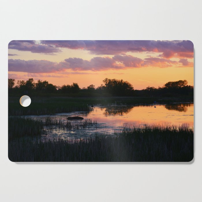 Perfect Pastel Spring Sunset Cutting Board Gallery Image 1