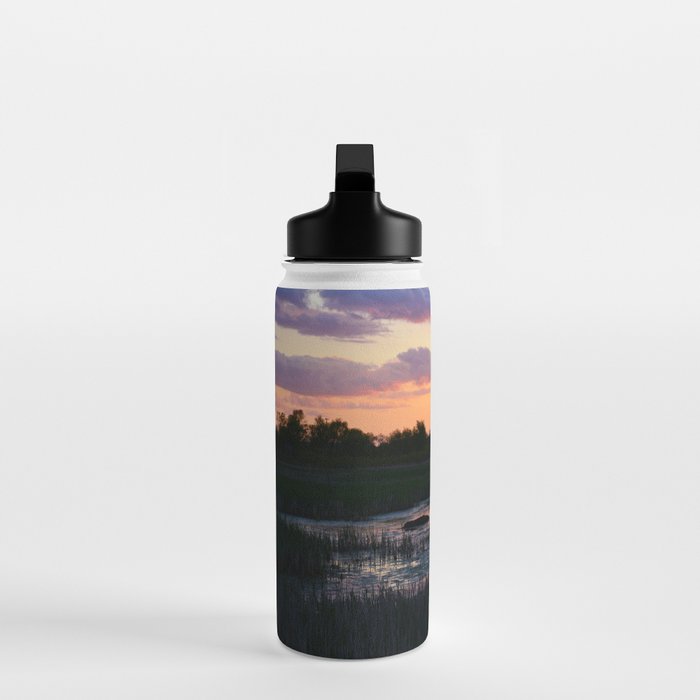 Perfect Pastel Spring Sunset Water Bottle Gallery Image 3