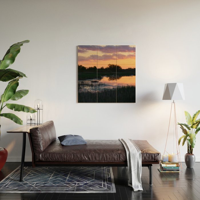 Perfect Pastel Spring Sunset Wood Wall Art Gallery Image 2