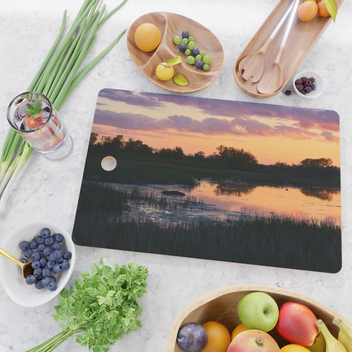 Perfect Pastel Spring Sunset Cutting Board Gallery Image 2