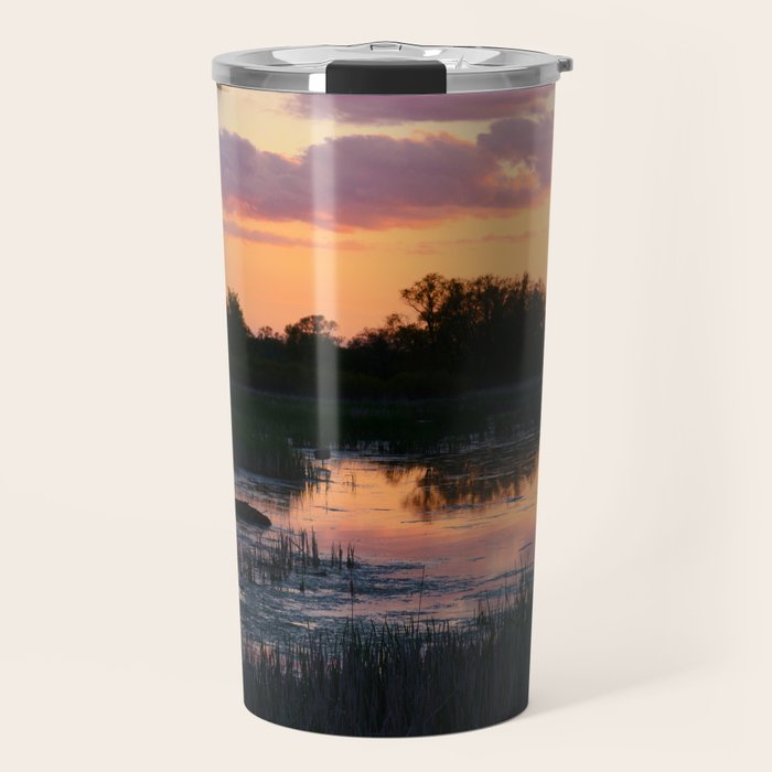 Perfect Pastel Spring Sunset Travel Mug Gallery Image 1
