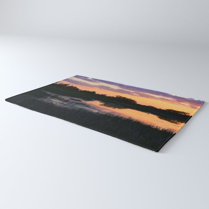 Perfect Pastel Spring Sunset Rug Gallery Image 3