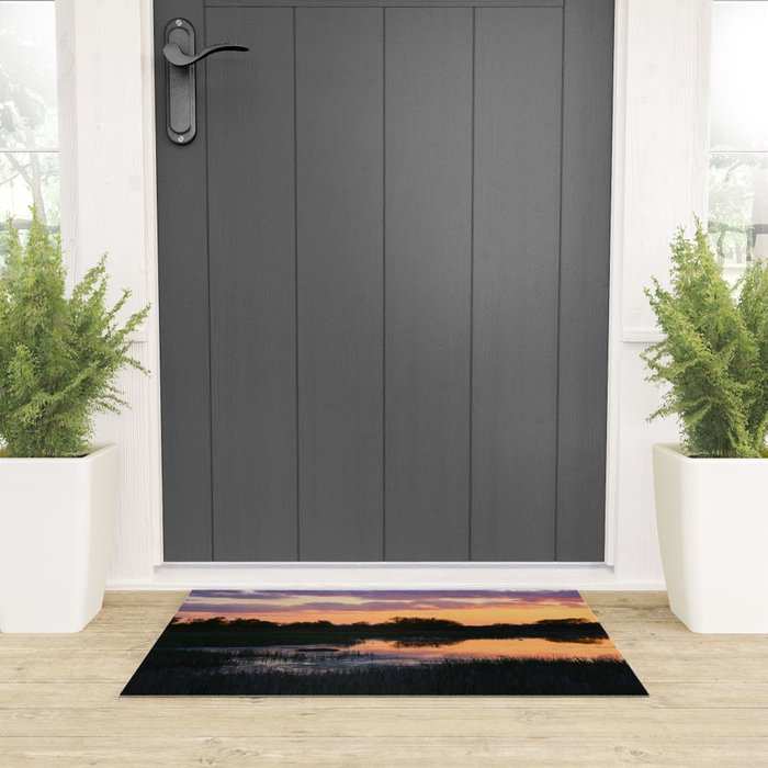 Perfect Pastel Spring Sunset Welcome Mat Gallery Image 3