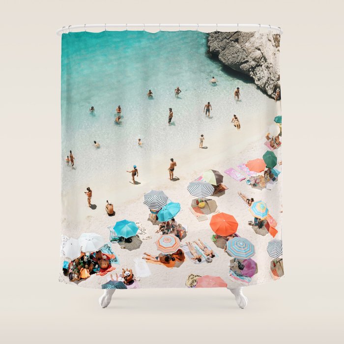 A Day At The Beach Shower Curtain Gallery Image 1