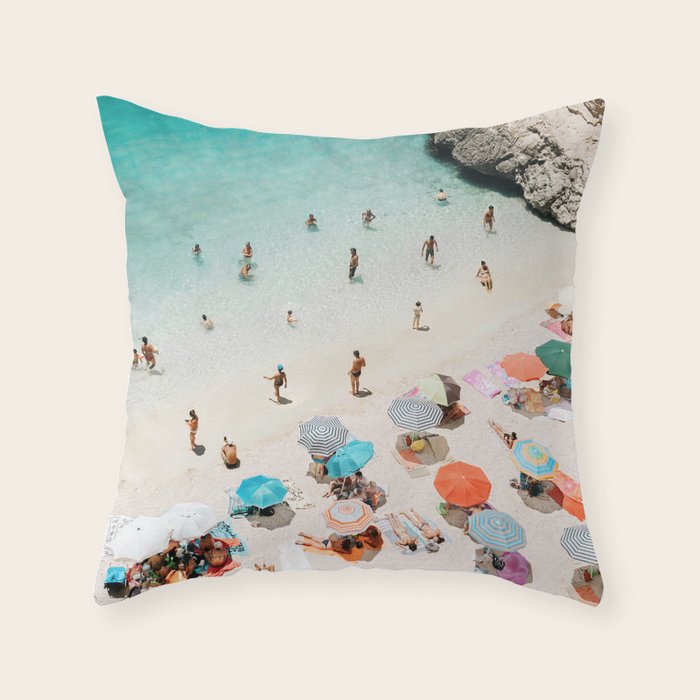 A Day At The Beach Throw Pillow Gallery Image 6
