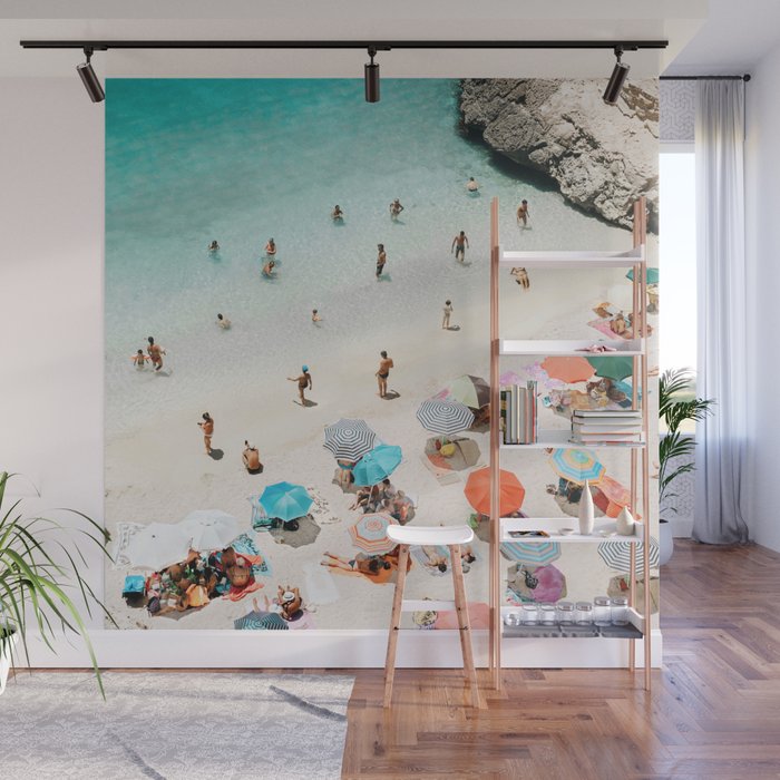 A Day At The Beach Wall Mural Gallery Image 1