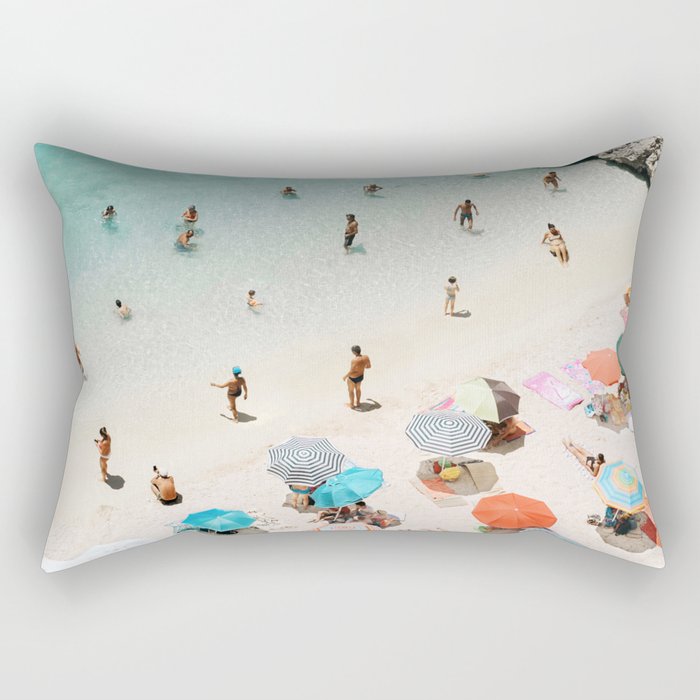 A Day At The Beach Rectangular Pillow Gallery Image 2