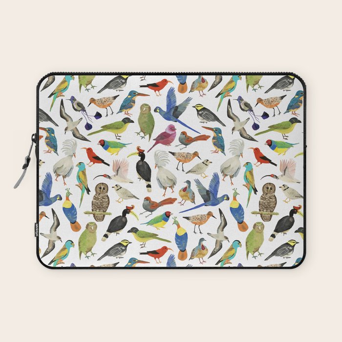 Endangered Birds Around the World Laptop Sleeve Gallery Image 1