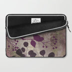 Whimsy Bird Garden Dreamy Mixed Media Art  Laptop Sleeve Gallery Image 2
