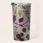 Whimsy Bird Garden Dreamy Mixed Media Art  Travel Mug Gallery Image 3