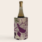 Whimsy Bird Garden Dreamy Mixed Media Art  Wine Chiller Gallery Image 1