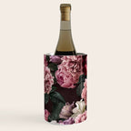 Vintage bouquets of pink lush peonies, purple tulips, roses and dark red anemones. Wine Chiller Gallery Image 3