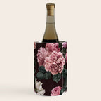 Vintage bouquets of pink lush peonies, purple tulips, roses and dark red anemones. Wine Chiller Gallery Image 1