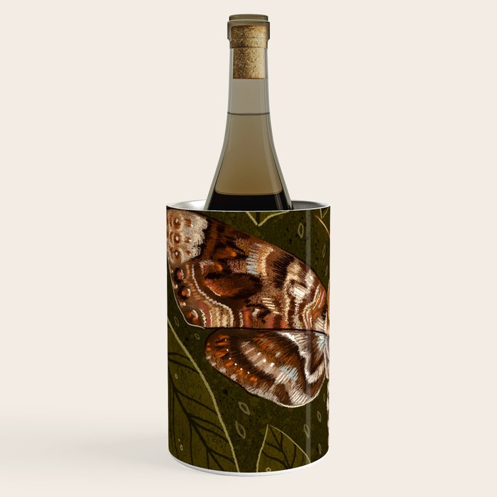 Deaths-Head Moth Wine Chiller Gallery Image 2
