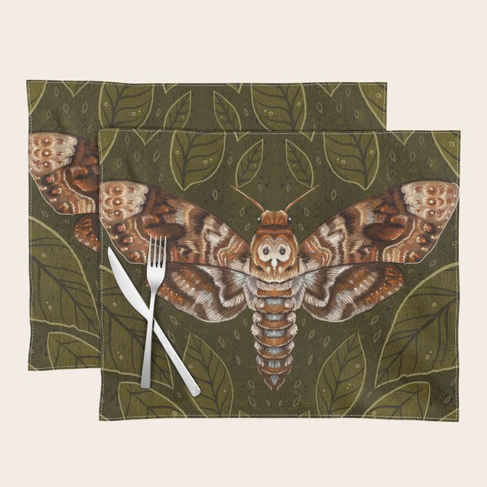 Deaths-Head Moth Placemat Gallery Image 1