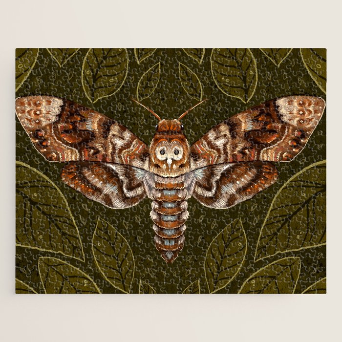 Deaths-Head Moth Jigsaw Puzzle Gallery Image 1