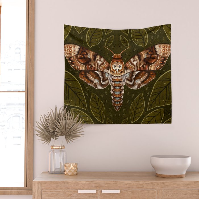 Deaths-Head Moth Wall Tapestry Gallery Image 2