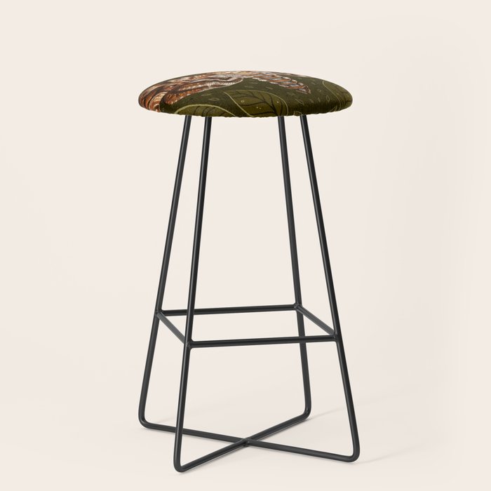 Deaths-Head Moth Stool Gallery Image 1