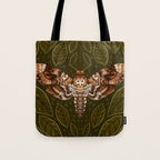 Deaths-Head Moth Tote Bag Gallery Image 1