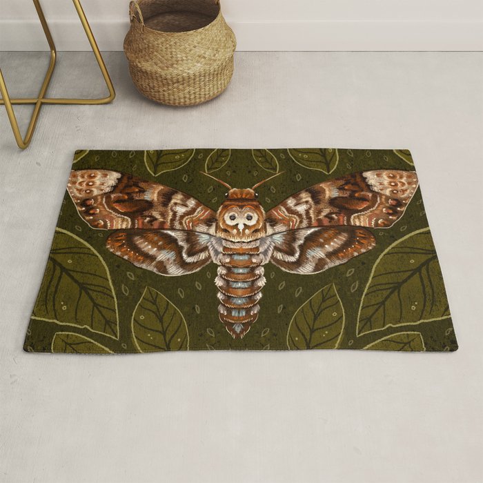 Deaths-Head Moth Rug Gallery Image 1