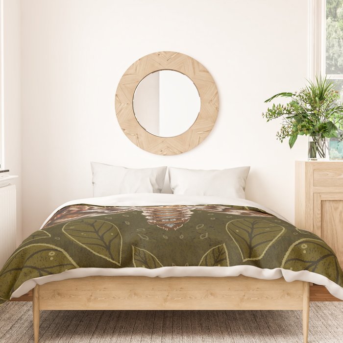 Deaths-Head Moth Duvet Cover Gallery Image 3