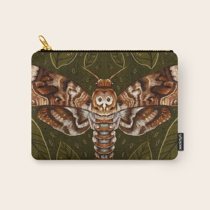 Deaths-Head Moth Carry All Pouch Gallery Image 1