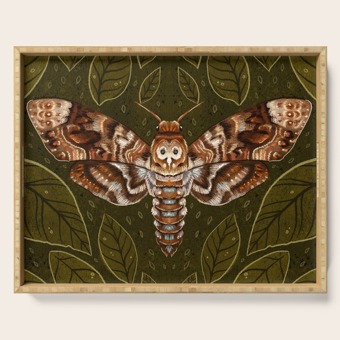 Deaths-Head Moth Serving Tray Gallery Image 1