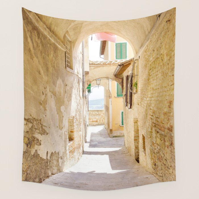 Passaggio - Mediterranean Italy Photography Wall Tapestry Gallery Image 1