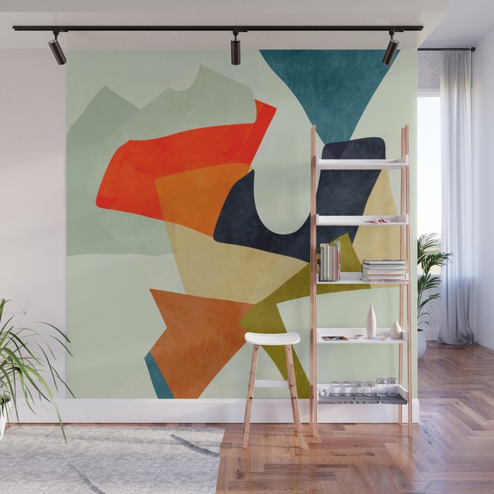 bric a brac mid century II Wall Mural Gallery Image 1