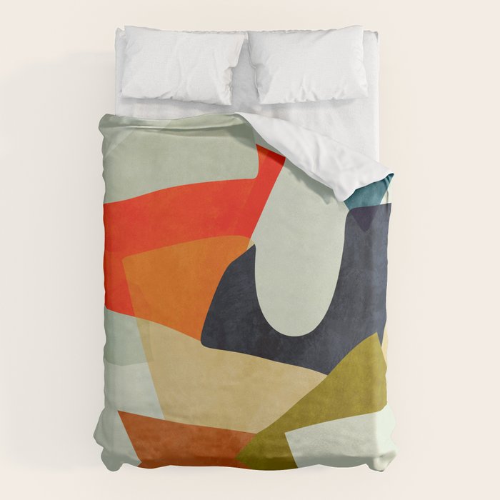 bric a brac mid century II Duvet Cover Gallery Image 6