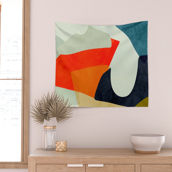 bric a brac mid century II Wall Tapestry Gallery Image 2