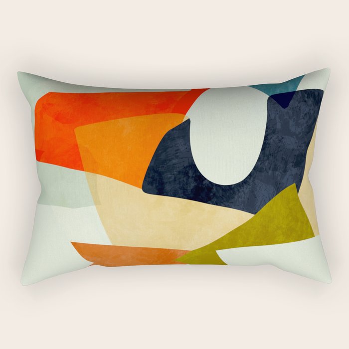 bric a brac mid century II Rectangular Pillow Gallery Image 1