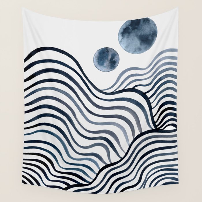 Many Moons Ago Wall Tapestry Gallery Image 1