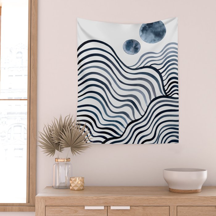 Many Moons Ago Wall Tapestry Gallery Image 2