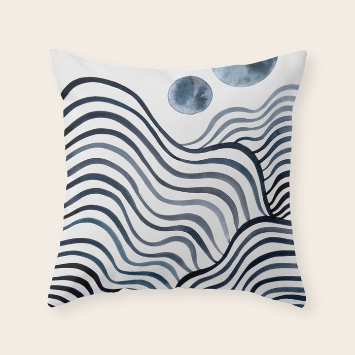 Many Moons Ago Throw Pillow Gallery Image 6