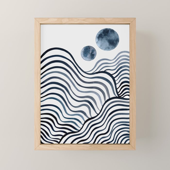Many Moons Ago Mini Art Print Gallery Image 1