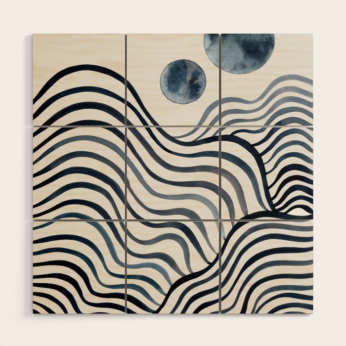 Many Moons Ago Wood Wall Art Gallery Image 1