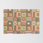 Brown Crochet Patchwork Rug Gallery Image 2