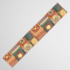 Brown Crochet Patchwork Table Runner Gallery Image 3