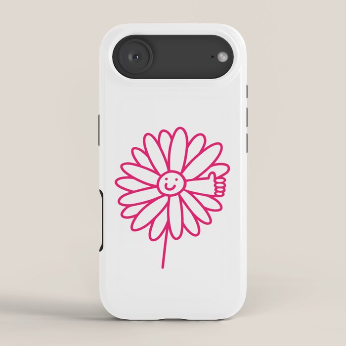 Flower Thumbs Up iPhone Case Gallery Image 2