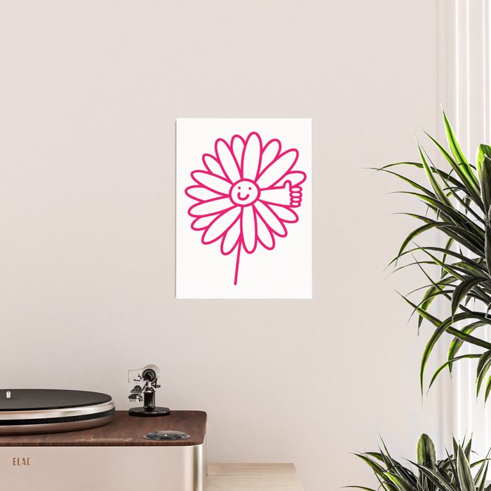 Flower Thumbs Up Poster Gallery Image 2
