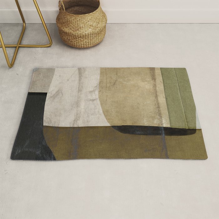 Natural Abstract Rug Gallery Image 1