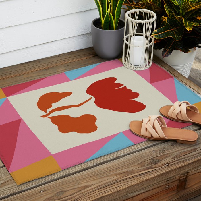 Bloom boom circus Outdoor Rug Gallery Image 2