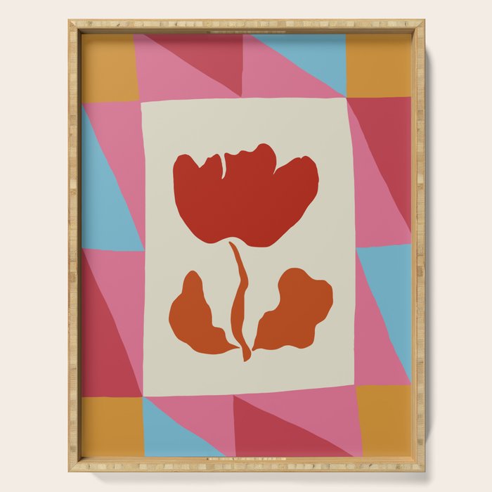 Bloom boom circus Serving Tray Gallery Image 1