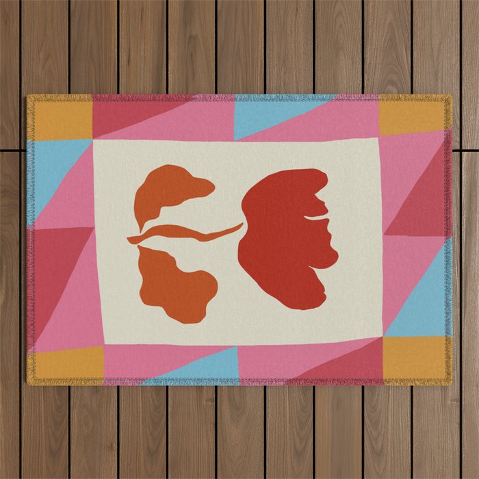 Bloom boom circus Outdoor Rug Gallery Image 1