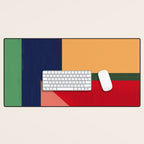 Minimal Geometric Abstraction 97 Desk Mat Gallery Image 1