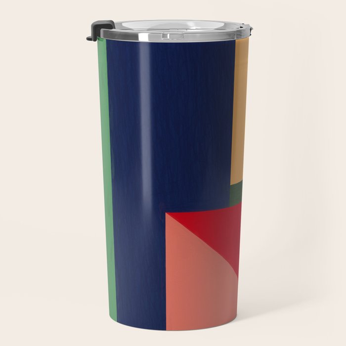 Minimal Geometric Abstraction 97 Travel Mug Gallery Image 3