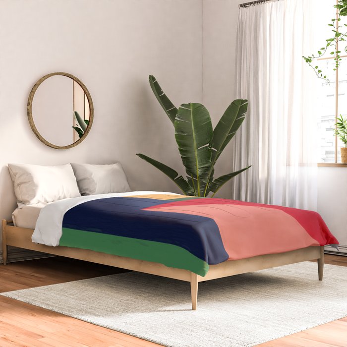 Minimal Geometric Abstraction 97 Comforter Gallery Image 2