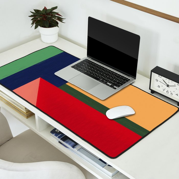 Minimal Geometric Abstraction 97 Desk Mat Gallery Image 2