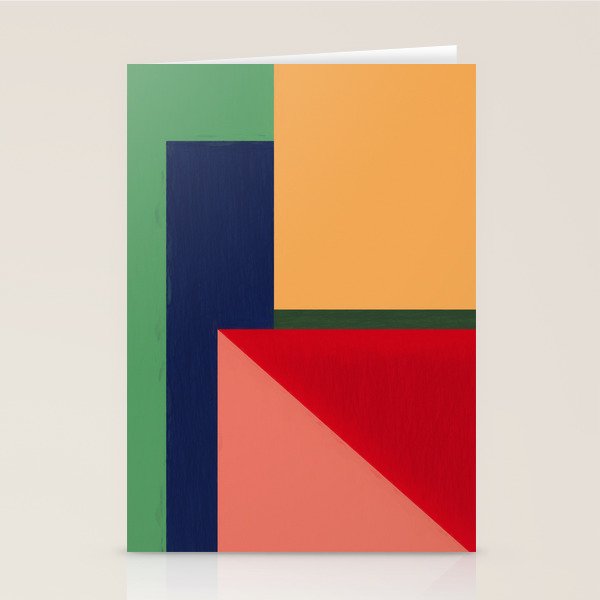 Minimal Geometric Abstraction 97 Stationery Card Gallery Image 1
